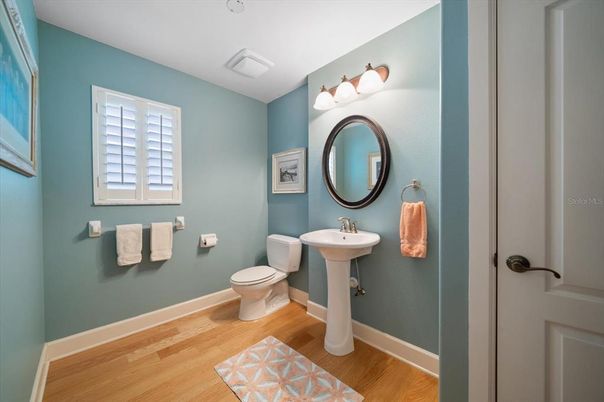 Bathroom, Interior, Wood Texture Flooring