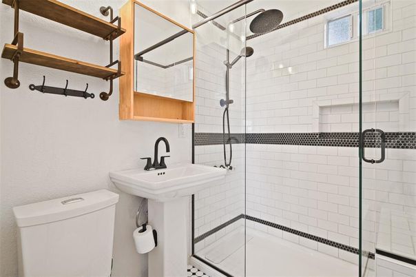 Bathroom, Glass Shower, Interior