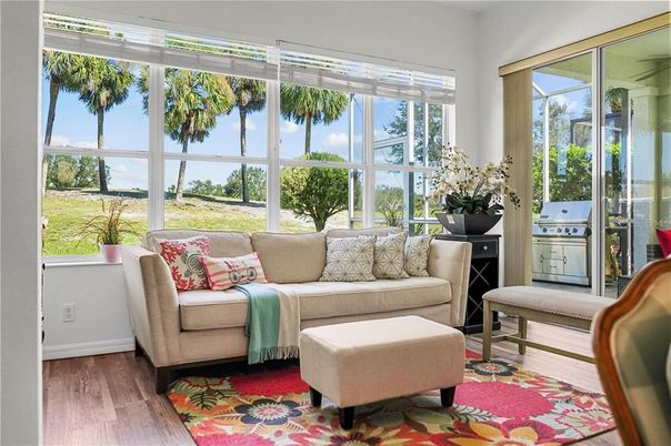 Interior, Living room, Sun Room, Wood Texture Flooring