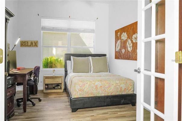 Bedroom, Home Office, Interior, Wood Texture Flooring