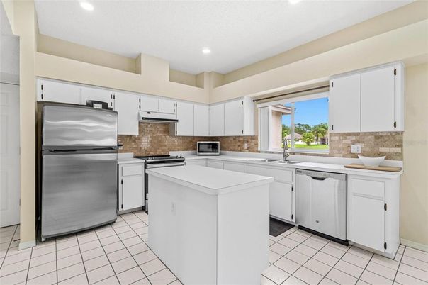 Interior, Kitchen, Recessed Lighting, Stainless Steel Appliances