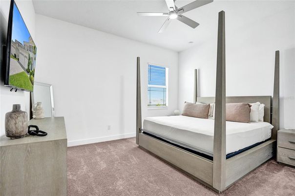 Bedroom, Interior, Recessed Lighting