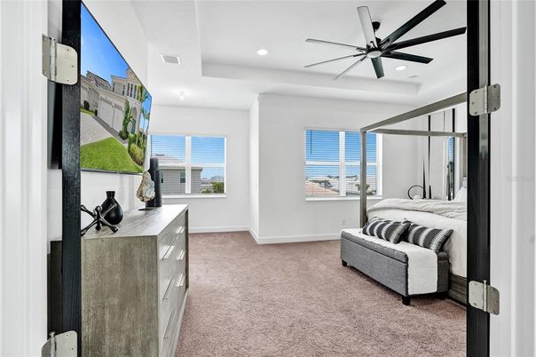 Bedroom, Interior, Recessed Lighting