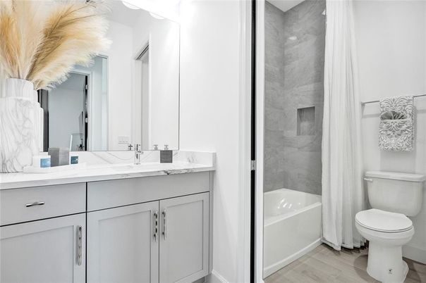 Bathroom, Interior, Wood Texture Flooring