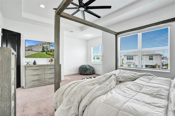 Bedroom, Interior, Recessed Lighting