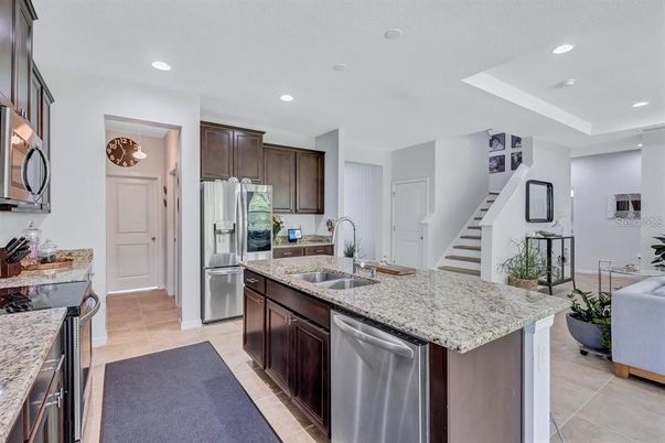 Interior, Kitchen, Recessed Lighting, Stainless Steel Appliances