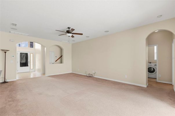 Empty room, Interior, Washer
