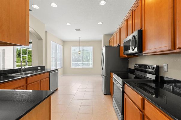 Interior, Kitchen, Pendant Lights, Recessed Lighting