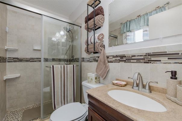 Bathroom, Glass Shower, Interior