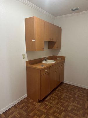 Bathroom, Dual Sink Vanities, Interior, Wood Texture Flooring