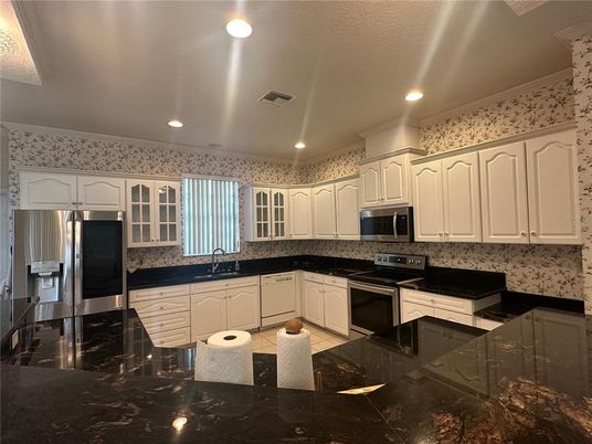 Interior, Kitchen, Recessed Lighting, Stainless Steel Appliances