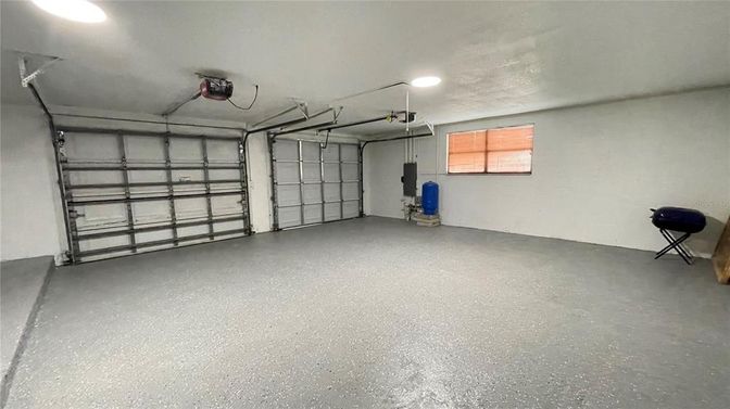 Garage, Interior, Recessed Lighting