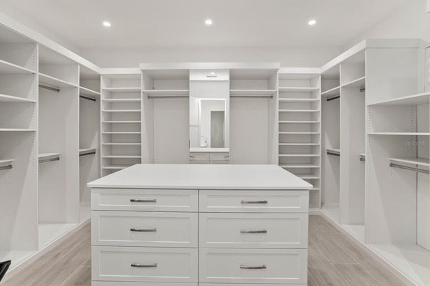 Interior, Recessed Lighting, Walk-in Closets, Wood Texture Flooring