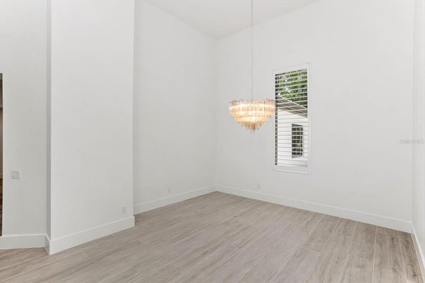Chandelier, Empty room, Interior, Wood Texture Flooring
