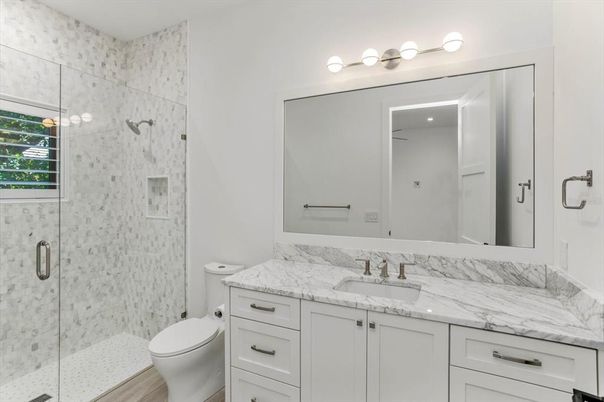 Bathroom, Glass Shower, Interior