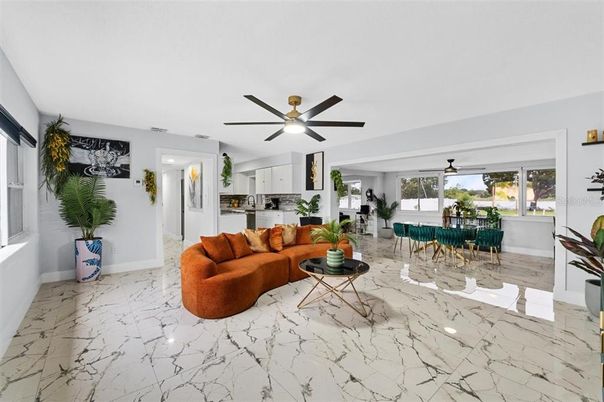 Dining room, Interior, Kitchen, Living room, Marble