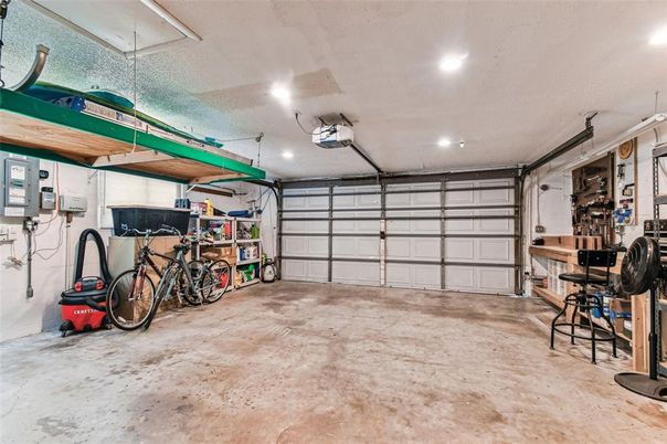 Garage, Interior, Recessed Lighting