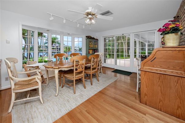 Dining room, Interior, Wood Texture Flooring