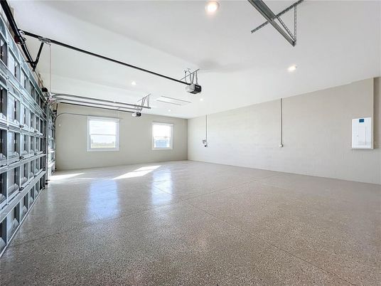 Garage, Interior, Recessed Lighting