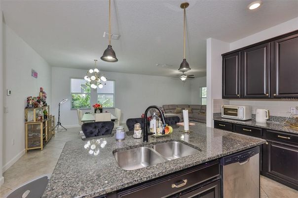 Dining room, Interior, Kitchen, Pendant Lights, Recessed Lighting