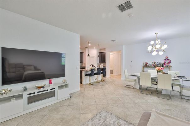 Dining room, Interior, Kitchen, Pendant Lights, Recessed Lighting
