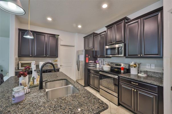Interior, Kitchen, Pendant Lights, Recessed Lighting
