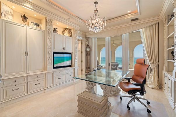 Chandelier, Home Office, Interior, Recessed Lighting, Water