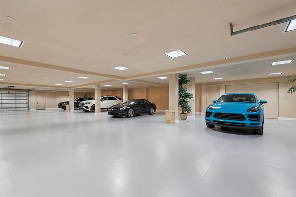 Garage, Interior, Recessed Lighting