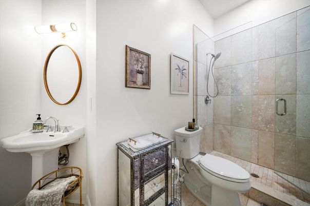 Bathroom, Glass Shower, Interior