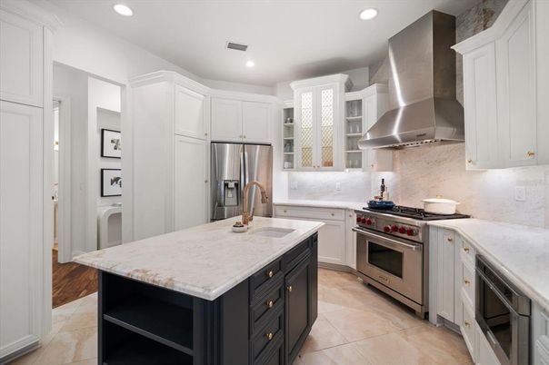 Interior, Kitchen, Recessed Lighting, Stainless Steel Appliances