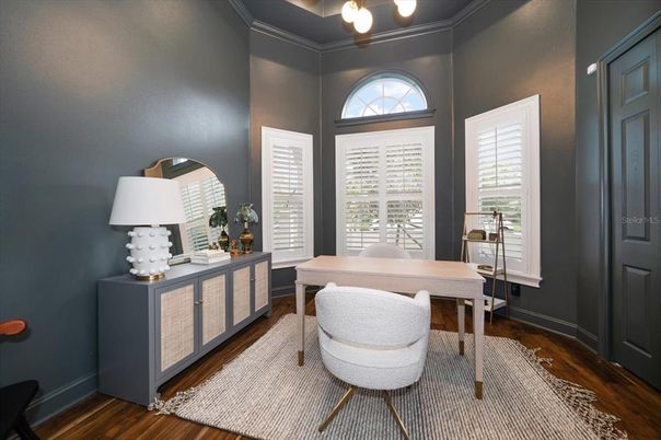 Home Office, Interior, Wood Texture Flooring