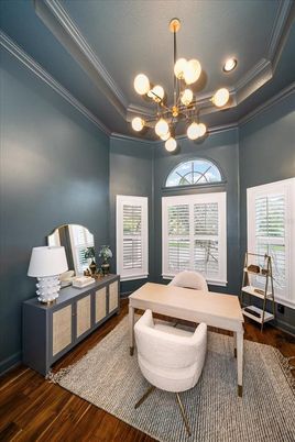 Interior, Pendant Lights, Recessed Lighting, Wood Texture Flooring