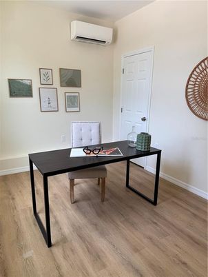 Home Office, Interior, Wood Texture Flooring