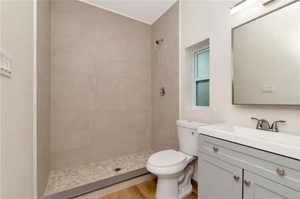 Bathroom, Interior, Wood Texture Flooring