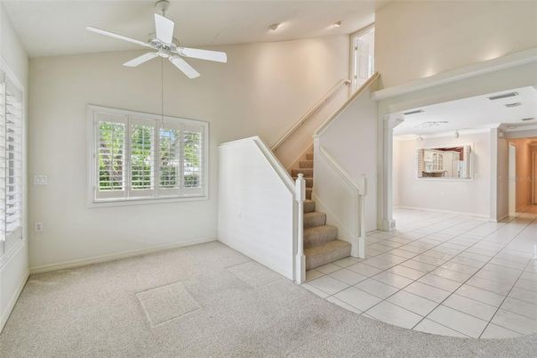Empty room, Interior, Recessed Lighting