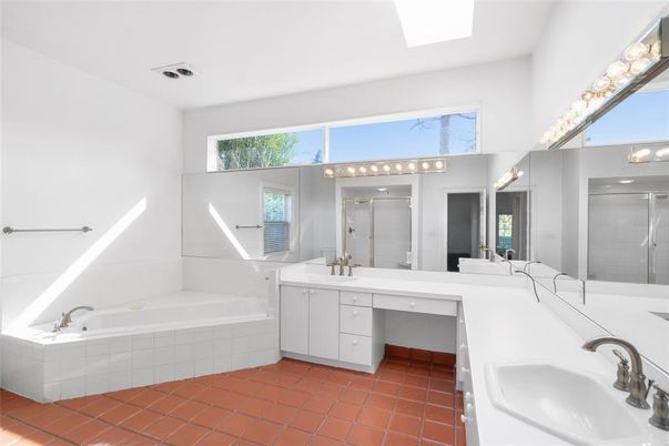 Bathroom, Dual Sink Vanities, Glass Shower, Interior