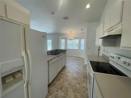 Chandelier, Interior, Kitchen, Recessed Lighting