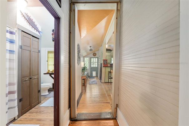 Bathroom, Interior, Wood Texture Flooring