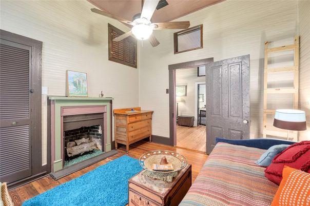 Fireplace, Interior, Living room, Wood Texture Flooring