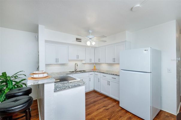Interior, Kitchen, Wood Texture Flooring