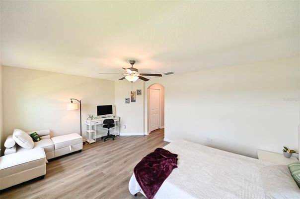 Bedroom, Home Office, Interior, Wood Texture Flooring