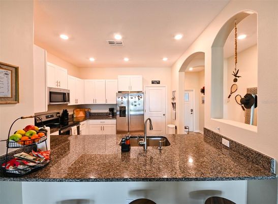 Interior, Kitchen, Recessed Lighting, Stainless Steel Appliances