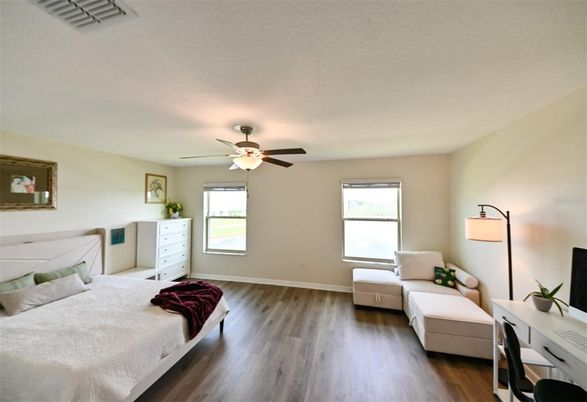 Bedroom, Interior, Wood Texture Flooring