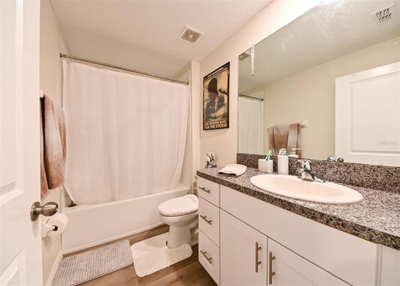 Bathroom, Interior, Wood Texture Flooring