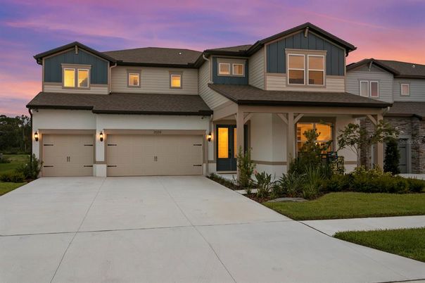 Attached, Exterior, Facade, American Craftsman