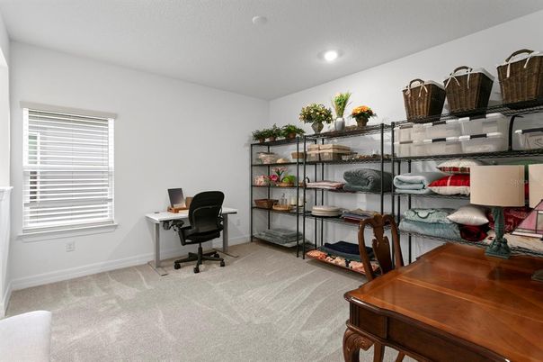 Home Office, Interior, Recessed Lighting