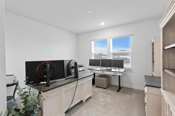 Home Office, Interior, Recessed Lighting