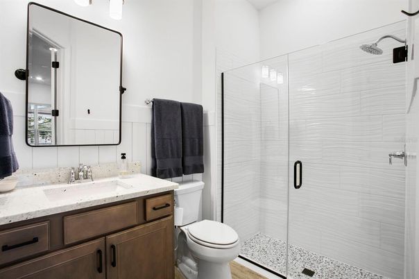 Bathroom, Glass Shower, Interior