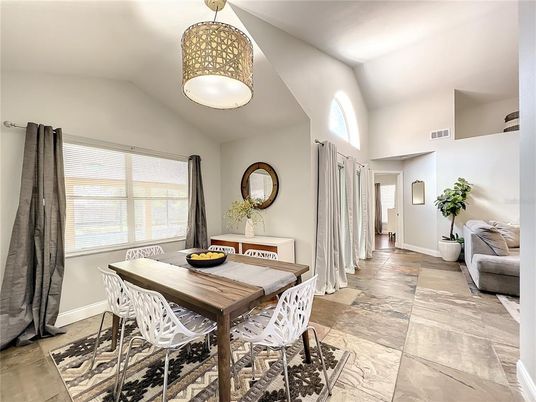 Dining room, Interior, Pendant Lights