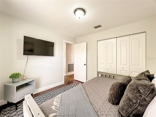 Bedroom, Interior, Wood Texture Flooring